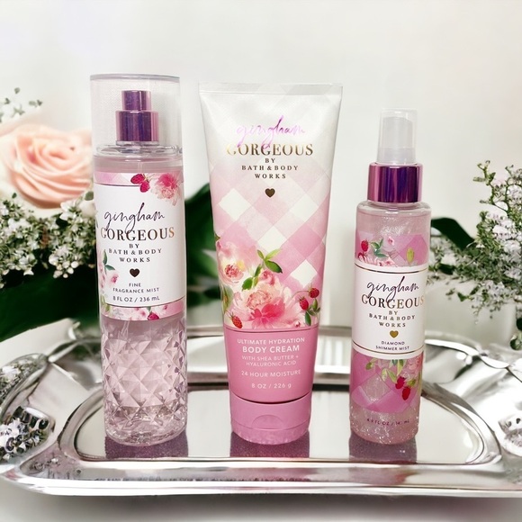 Bath & Body Works Gingham Gorgeous Gift Set Nwt - Picture 1 of 5